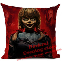 Load image into Gallery viewer, Halloween Horror Cushion Cover Chucky Annabelle Scream Clown Printed Throw Pillows Living Room Halloween Decorative Pillow Case