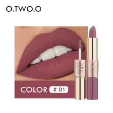 Load image into Gallery viewer, O.TWO.O 12 Colors Lips Makeup Lipstick Lip Gloss Long Lasting Moisture Cosmetic Lipstick Red Lip Matte Lipstick Waterproof