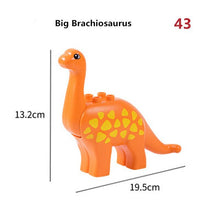 Load image into Gallery viewer, Big Size Diy Building Blocks Swing Dinosaurs Figures Animal Accessories Compatible With Duploed Bricks Toys For Children Gift