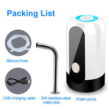 Load image into Gallery viewer, Home Gadgets Water Bottle Pump Mini Barreled Water Electric Pump USB Charge Automatic Portable Water Dispenser Drink Dispenser
