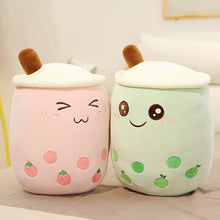 Load image into Gallery viewer, real-life bubble tea plush toy stuffed food milk tea soft doll boba fruit tea cup pillow cushion kids toys birthday gift