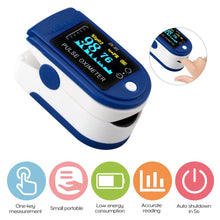 Load image into Gallery viewer, Portable Blood Oxygen Monitor Finger Pulse Oximeter Oxygen Saturation Monitor Fast Shipping within 24hours (without Battery)