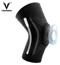 Load image into Gallery viewer, Veidoorn 1 pcs Knee Patella Protector Brace Silicone Spring Knee Pad Basketball Running Compression Knee support Sleeve