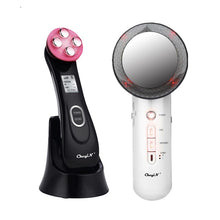 Load image into Gallery viewer, RF EMS LED Light Facial Massage Machine Wrinkles Removal + Ultrasonic Far infrared Face Skin Body Slimming Massager Fat Burner45