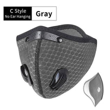 Load image into Gallery viewer, WEST BIKING Cycling Face Mask Sport Training Mask PM2.5 Anti-pollution Running Mask Activated Carbon Filter Washable Mask