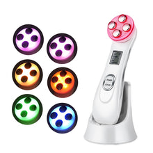 Load image into Gallery viewer, RF EMS LED Light Facial Massage Machine Wrinkles Removal + Ultrasonic Far infrared Face Skin Body Slimming Massager Fat Burner45