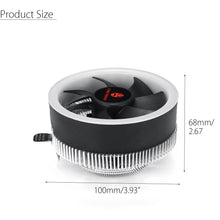 Load image into Gallery viewer, S SKYEE PC CPU Cooler Fan Heatsink LED Blue Aperture CPU Cooling Fan Quiet Radiator For Intel 775/1156 for AMD AM2 AM2+ AM3 AM3+