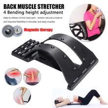 Load image into Gallery viewer, Magnetic Back Massage Muscle Stretcher Posture Corrector Stretch Relax Stretcher Lumbar Support Spine Pain Relief Chiropractic
