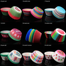 Load image into Gallery viewer, 100Pcs/pack Cake Muffin Cupcake Paper Cups Cake box Cupcake Liner Kitchen Baking Accessories Cake Mold Small Muffin Boxes