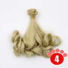 Load image into Gallery viewer, Msiredoll bjd wig Accessories 15*100CM 25*100CM doll hair for 1/3 1/4 1/6 1/12 Gradient Color Natural bjd wig diy Free shipping