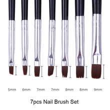 Load image into Gallery viewer, NICOLE DIARY UV Gel Brush Liner Painting Pen Acrylic Drawing Brush for Nails Gradient Rhinestone Handle Nail Art Tool