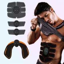 Load image into Gallery viewer, Ems Muscle abs Stimulator Abdominal Hip Trainer electric vibrate massager Weight Loss relaxation Body Slimming Belt Unisex