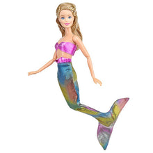 Load image into Gallery viewer, Handmade Dolls Party Dress Gown Skirt Fashion Clothes For Barbie Doll Genuine Mermaid Tail Dress Baby Toy