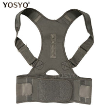 Load image into Gallery viewer, Adjustable Back Posture Corrector Magnetic Therapy Posture Corrector Brace Shoulder Back Brace Support Belt