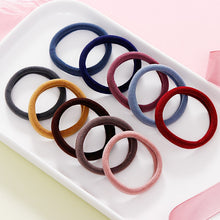 Load image into Gallery viewer, 50/100PCS/Set Women Girls 4CM Colorful Nylon Elastic Hair Bands Ponytail Holder Rubber Bands Scrunchie Headband Hair Accessories