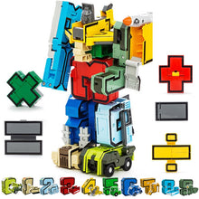 Load image into Gallery viewer, 15PCS Assembling Building Blocks Educational Toys Action Figure Transformation Number Robot Deformation Robot Toy for Children