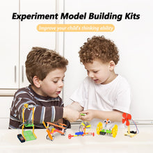 Load image into Gallery viewer, DIY Kids Toys Rubber Band Powered Aircraft Model Kits Toys for Children Foam Plastic Assembly Planes Model Science Toy Gifts