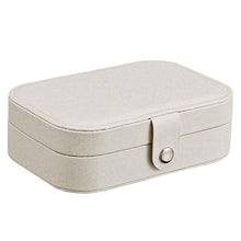 Load image into Gallery viewer, Jewelry Box Travel Comestic Jewelry Casket Organizer Makeup Lipstick Storage Box Beauty Container Necklace Birthday Gift