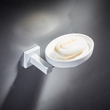 Load image into Gallery viewer, Bathroom Accessories Set,Paper Holder,Towel Bar,towel rack,Towel Hanger,Towel Rail White Brass Square bathroom Hardware set