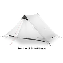 Load image into Gallery viewer, LanShan 2 3F UL GEAR 2 Person 1 Person Outdoor Ultralight Camping Tent 3 Season 4 Season Professional 15D Silnylon Rodless Tent
