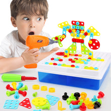 Load image into Gallery viewer, Boy Toys Electric Drill Toys Simulation Tool Toy Assembled Match DIY Model Kit Educational Building Toys Sets Screwing Toys