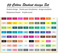 Load image into Gallery viewer, TOUCHNEW Alcohol Markers 30/40/60/80/168 Colors Dual Head Sketch Markers Brush Pen Set For Drawing Manga Design Art Markers