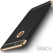 Load image into Gallery viewer, Luxury Gold Hard Case for iPhone 7 6 6s 5 5s SE X Back Cover Xs Max XR 11 Pro Removable 3 in 1 Case for iPhone 8 7 6 6s Plus Bag