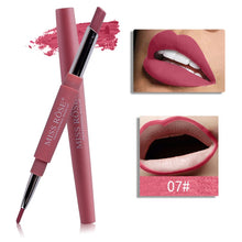 Load image into Gallery viewer, 20 Color Matte Lipstick Lip Liner 2 In 1 Brand Makeup Lipstick Matte Durable Waterproof Nude Red Lipstick Lips Make Up