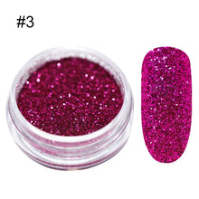 Load image into Gallery viewer, 1Box Sugar Nail Powder Glitter Nail Dust Powder Laser Gradient Nail Pigment Coloful Glitter Nail Art Decoration Accessories