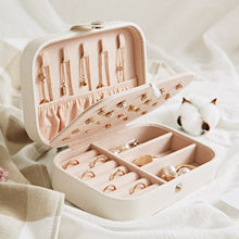 Load image into Gallery viewer, Jewelry Box Travel Comestic Jewelry Casket Organizer Makeup Lipstick Storage Box Beauty Container Necklace Birthday Gift
