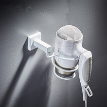 Load image into Gallery viewer, Bathroom Accessories Set,Paper Holder,Towel Bar,towel rack,Towel Hanger,Towel Rail White Brass Square bathroom Hardware set