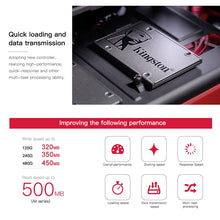 Load image into Gallery viewer, Kingston A400 SSD Internal Solid State Drive 120GB 240GB 480GB 2.5 inch SATA III HDD Hard Disk HD Notebook PC 960GB 500GB 1TB gb