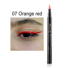 Load image into Gallery viewer, Cat Eye Makeup Waterproof Neon Colorful Liquid Eyeliner Pen Make Up Comestics Long-lasting Black Eye Liner Pencil Makeup Tools
