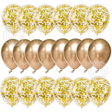 Load image into Gallery viewer, 20pcs 12Inch Rose Gold Balloons Confetti Chrome Balloon Birthday Party Decors Wedding Decorations New Year Decor Globos Metallic