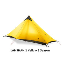 Load image into Gallery viewer, LanShan 2 3F UL GEAR 2 Person 1 Person Outdoor Ultralight Camping Tent 3 Season 4 Season Professional 15D Silnylon Rodless Tent
