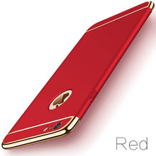 Load image into Gallery viewer, Luxury Gold Hard Case for iPhone 7 6 6s 5 5s SE X Back Cover Xs Max XR 11 Pro Removable 3 in 1 Case for iPhone 8 7 6 6s Plus Bag