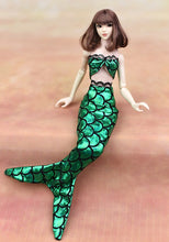 Load image into Gallery viewer, Handmade Dolls Party Dress Gown Skirt Fashion Clothes For Barbie Doll Genuine Mermaid Tail Dress Baby Toy