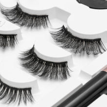 Load image into Gallery viewer, Magnetic Eyelashes Eyeliner Eyelash Curler Set5 Magnet Natural Long Magnetic False Eyelashes With Magnetic Eyeliner SEXYSHEEP