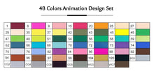 Load image into Gallery viewer, TOUCHNEW Alcohol Markers 30/40/60/80/168 Colors Dual Head Sketch Markers Brush Pen Set For Drawing Manga Design Art Markers
