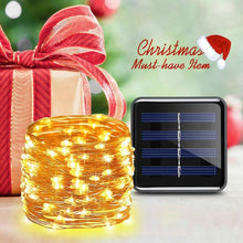 Load image into Gallery viewer, New year Solar Lamp LED Outdoor 10m/5m LED String Lights Fairy Holiday Christmas Party Garlands Solar Garden Waterproof Lights