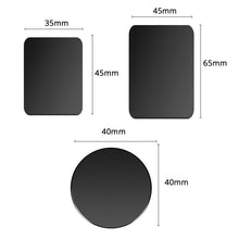 Load image into Gallery viewer, 5pcs/1pc/lot Metal Plate Disk For Magnet Car Phone Holder iron Sheet Sticker For Magnetic Mobile Phone Holder Car Stand Mount