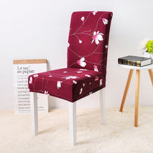 Load image into Gallery viewer, Floral Print Chair Cover Home Dining Elastic Chair Covers Multifunctional Spandex Elastic Cloth Universal Stretch 1 Piece