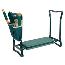 Load image into Gallery viewer, Garden Kneeler and Seat Folding Stainless Steel Garden Stool with Tool Bag EVA Kneeling Pad Gardening Gifts Supply