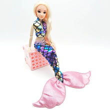 Load image into Gallery viewer, Handmade Dolls Party Dress Gown Skirt Fashion Clothes For Barbie Doll Genuine Mermaid Tail Dress Baby Toy
