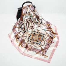 Load image into Gallery viewer, Fashion Scarves for Women Shawl Print Silk Satin Hijab Scarf Female Bandana 90*90cm Luxury Brand Square Shawls Scarfs For Ladies