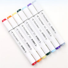 Load image into Gallery viewer, TOUCHNEW Alcohol Markers 30/40/60/80/168 Colors Dual Head Sketch Markers Brush Pen Set For Drawing Manga Design Art Markers