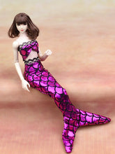 Load image into Gallery viewer, Handmade Dolls Party Dress Gown Skirt Fashion Clothes For Barbie Doll Genuine Mermaid Tail Dress Baby Toy