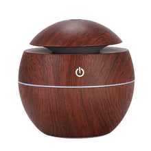 Load image into Gallery viewer, 130ML USB Aroma Diffuser Ultrasonic Cool Mist Humidifier Air Purifier 7 Color Change LED Night light for Office Home