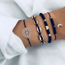 Load image into Gallery viewer, 30 Style Marble Turtle Bracelet Set Heart Pearl Moon Star LOVE Crystal Bracelets for Women Tassel Bracelet Jewelry Wholesale