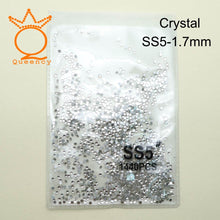 Load image into Gallery viewer, 1440pcs Glass 3D Rhinestones For Nail Art Design Gems Nail Decorations Crystal Strass AB Stones SS3-SS10